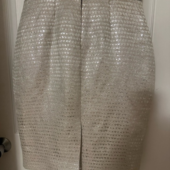 Rachel Roy Metallic Gray/Taupe Midi Dress - Picture 8 of 12